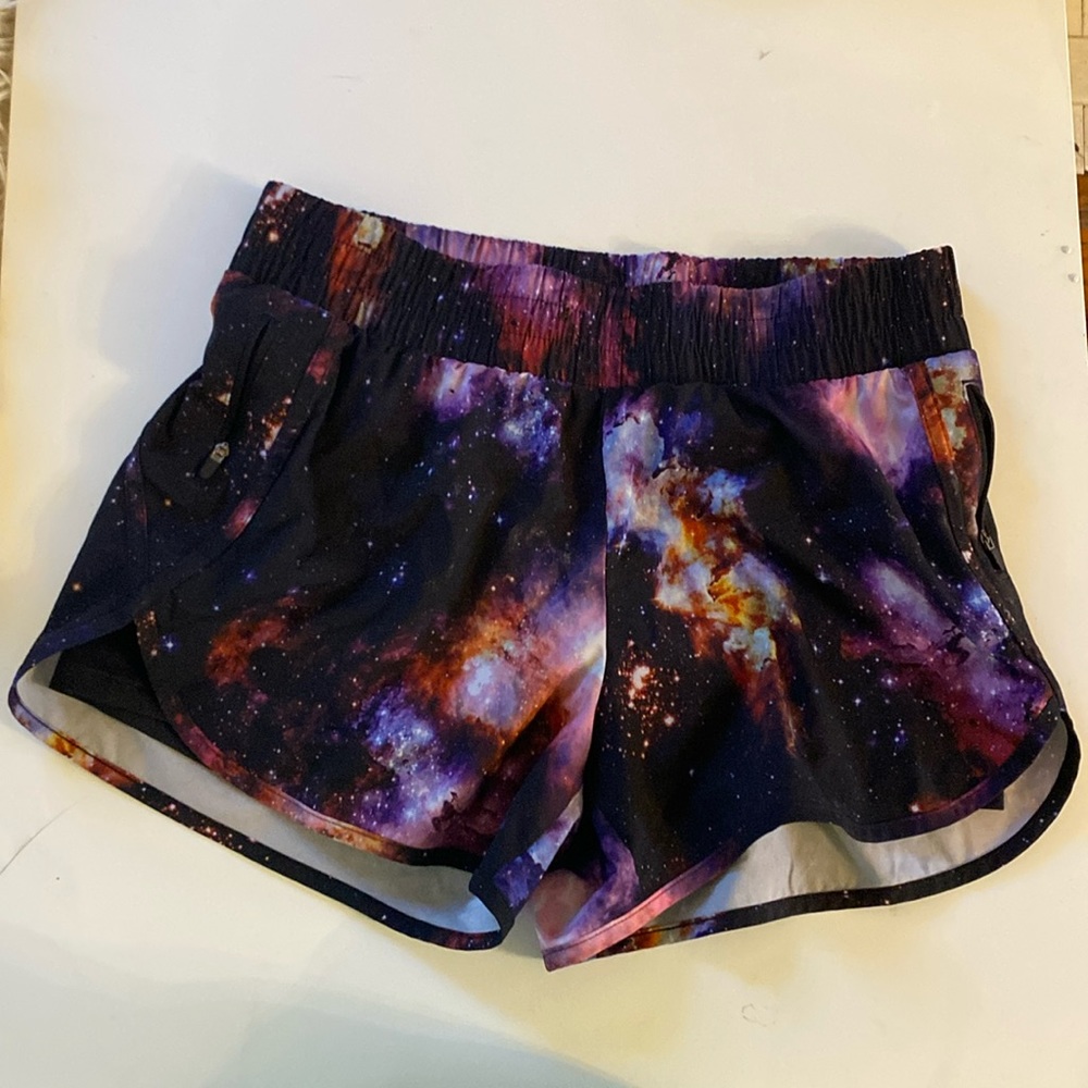 Size M(8-10) Avia athletic shorts, galaxy